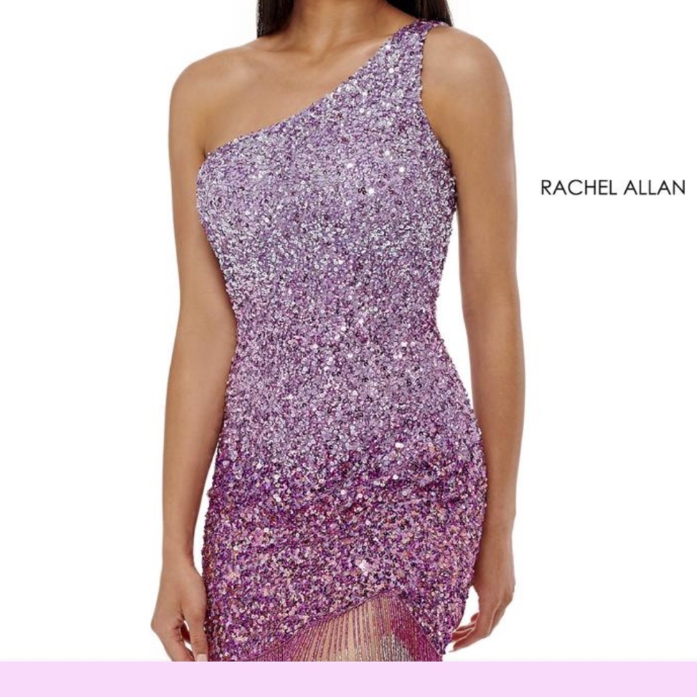 Rachel Allan Elegant Beaded Gown - Picture 4 of 7